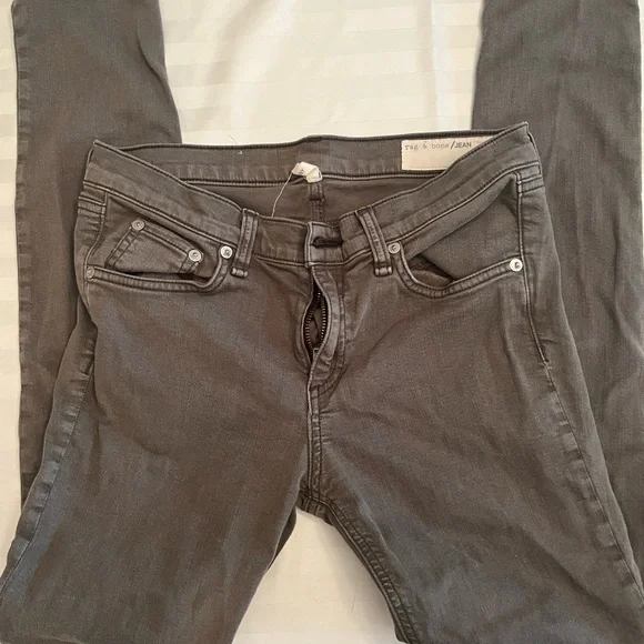 Rag & Bone Skinny Jeans in Army Green- Womens 28 - Picture 4 of 9